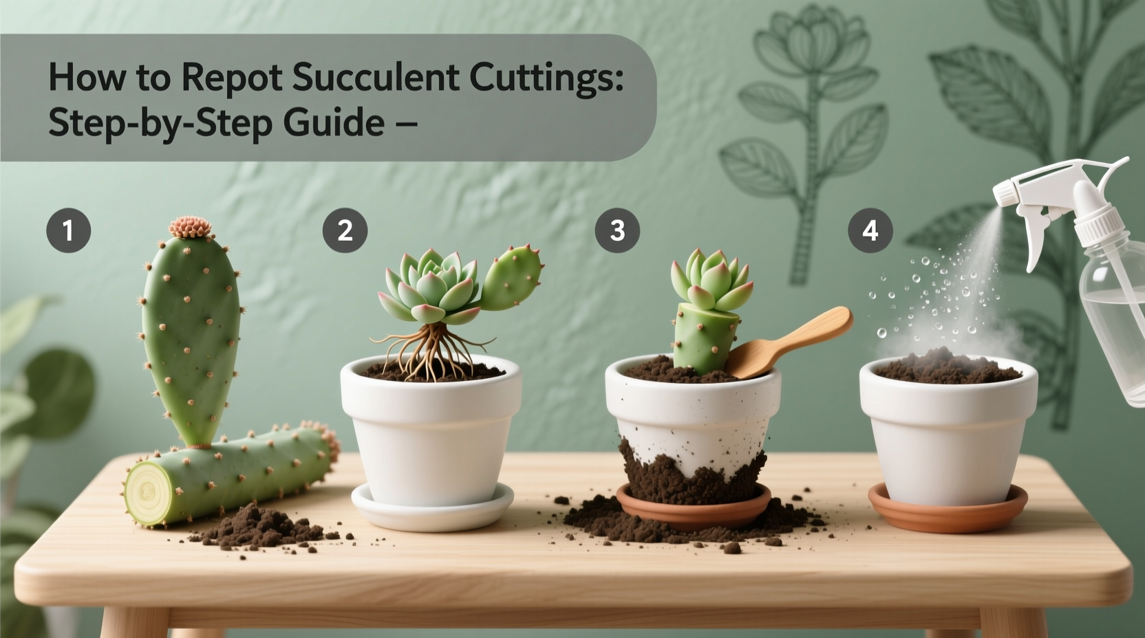How to Repot Succulent Cuttings: Step-by-Step Guide