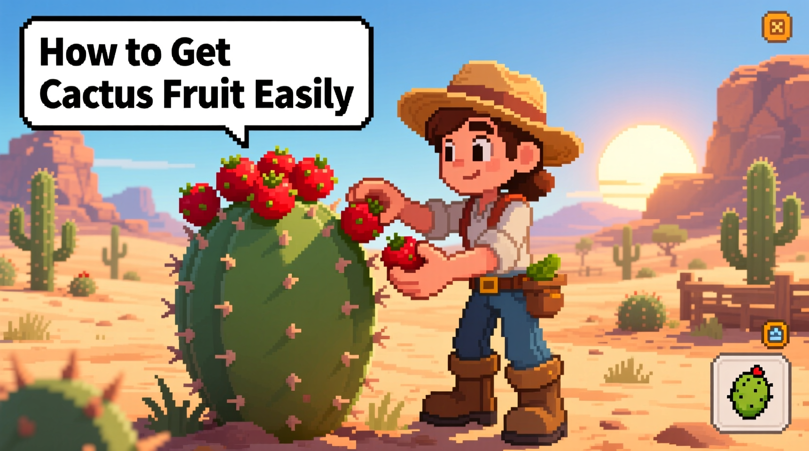How to Get Cactus Fruit in Stardew Valley Easily