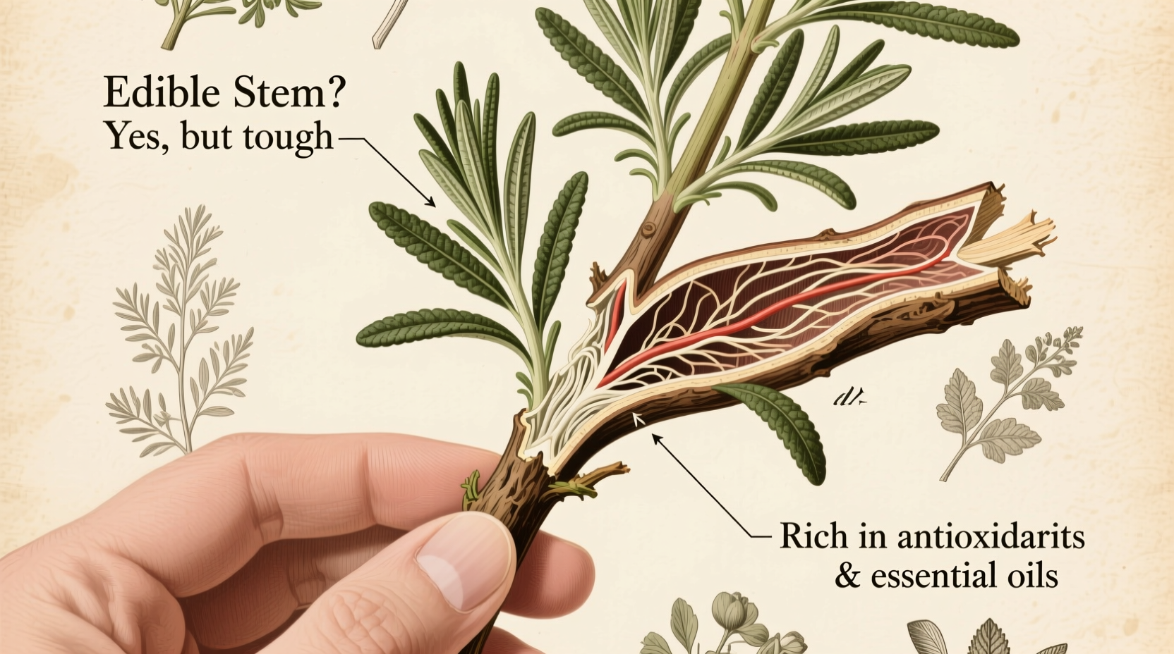 Can You Eat Rosemary Stems? Safety and Uses
