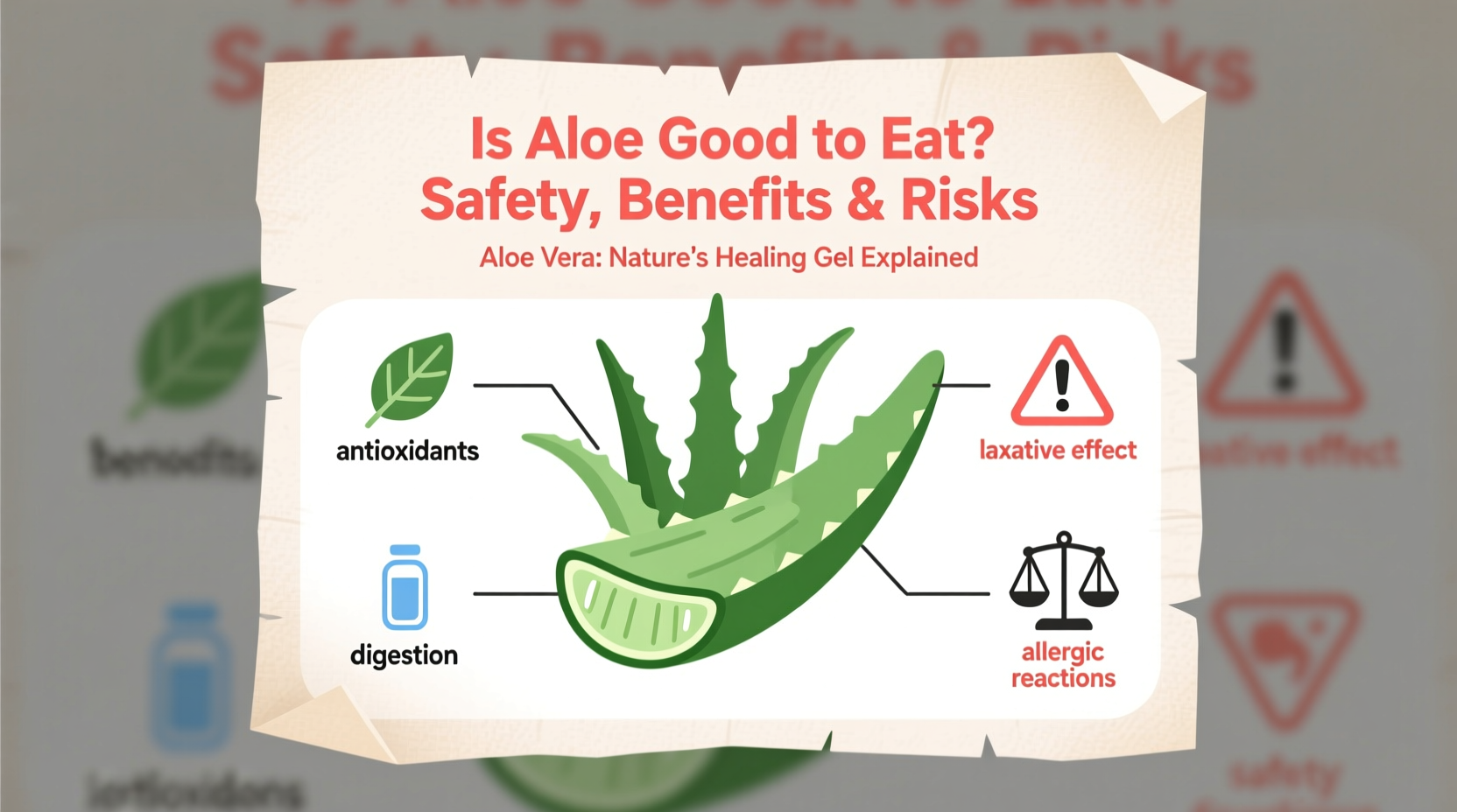 Is Aloe Good to Eat? Safety, Benefits & Risks