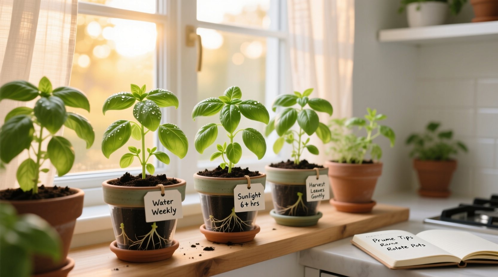 How to Grow Basil Inside Year-Round