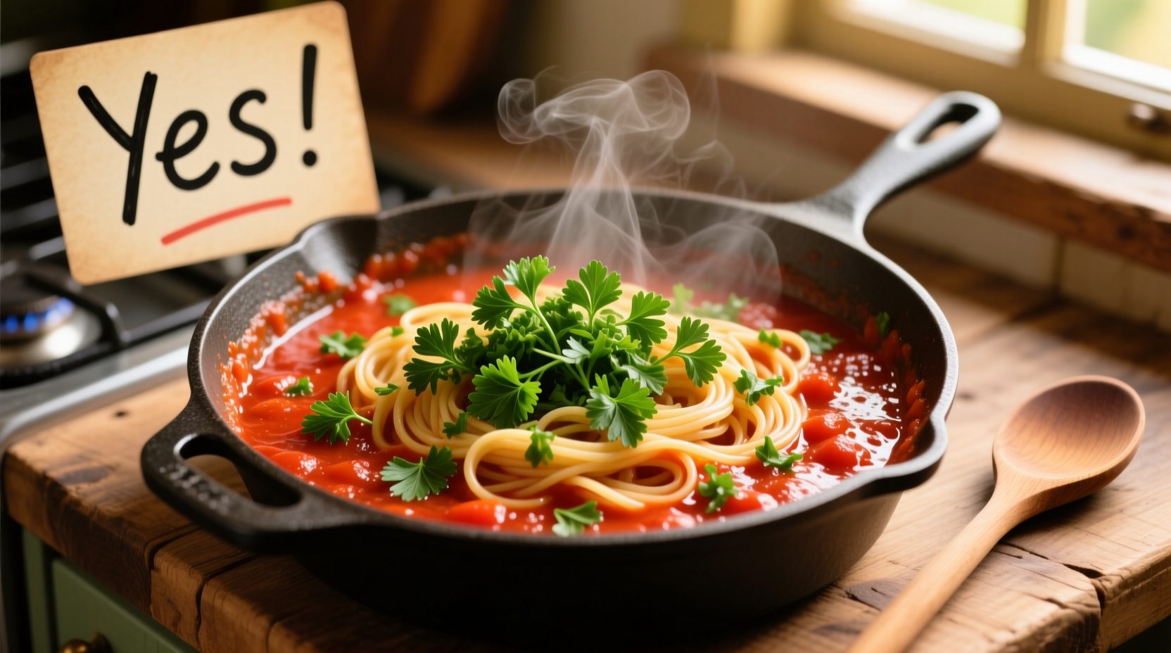 Can You Put Parsley in Spaghetti Sauce? Yes!