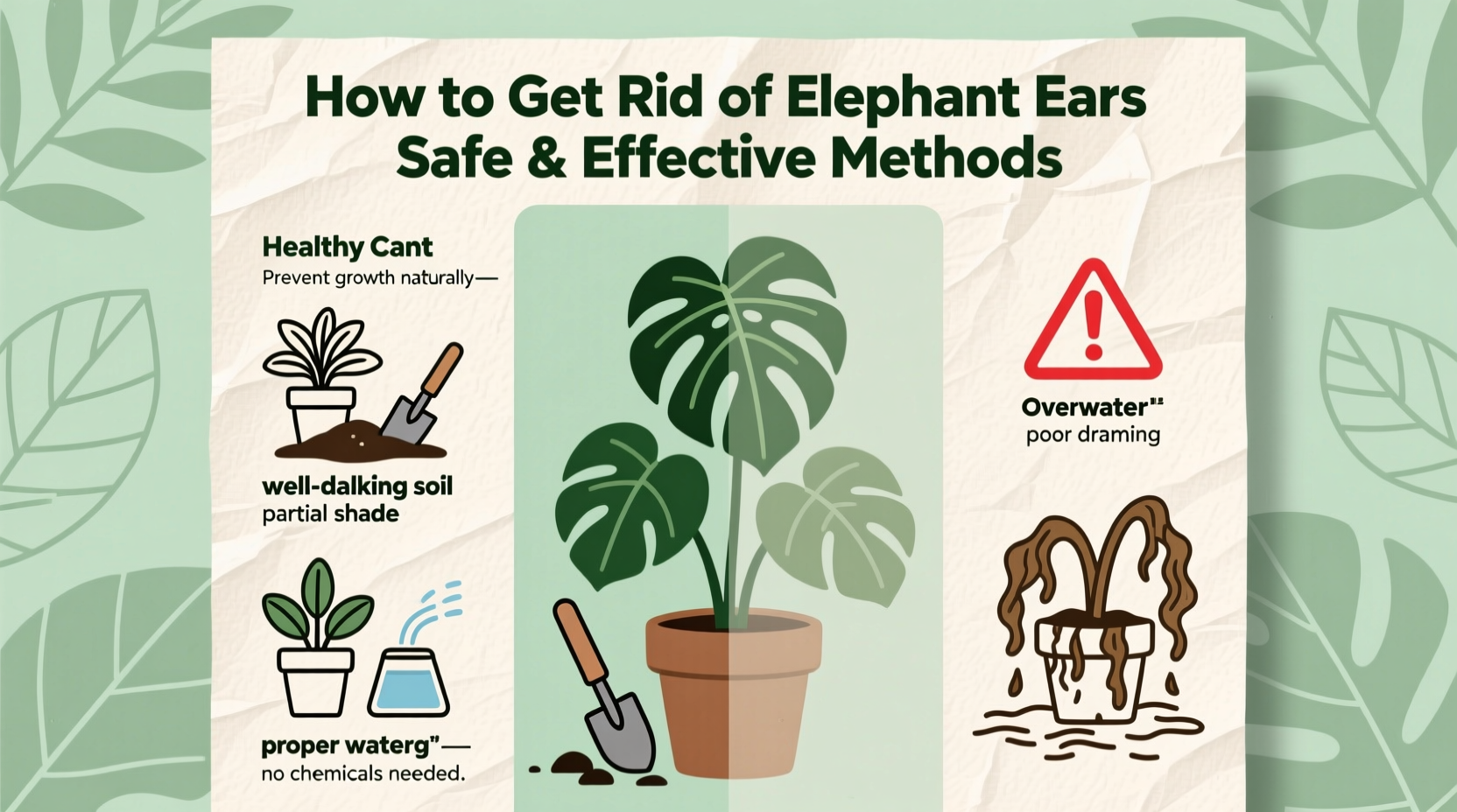 How to Get Rid of Elephant Ears: Safe & Effective Methods