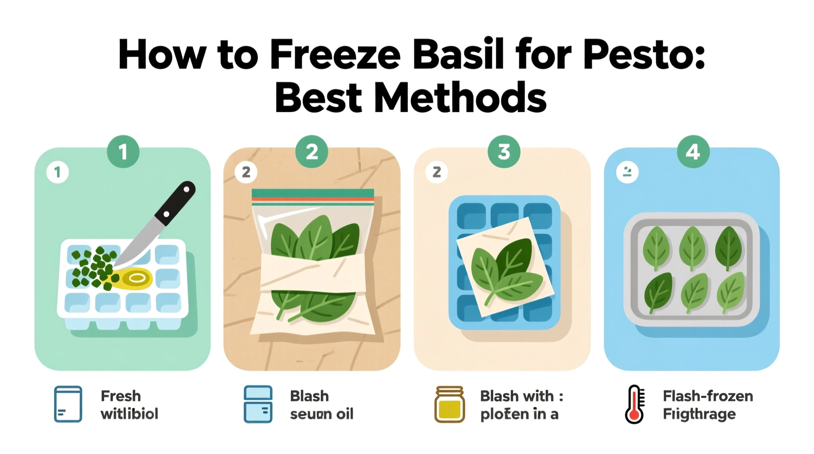 How to Freeze Basil for Pesto: Best Methods