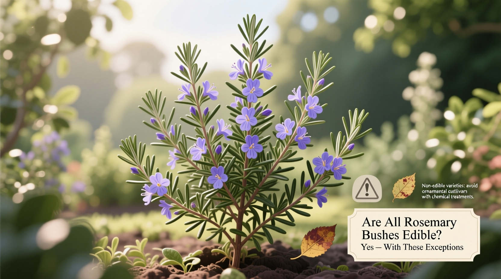Are All Rosemary Bushes Edible? Yes — With These Exceptions
