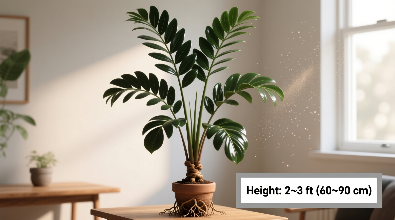 How Tall Does a ZZ Plant Grow Indoors?