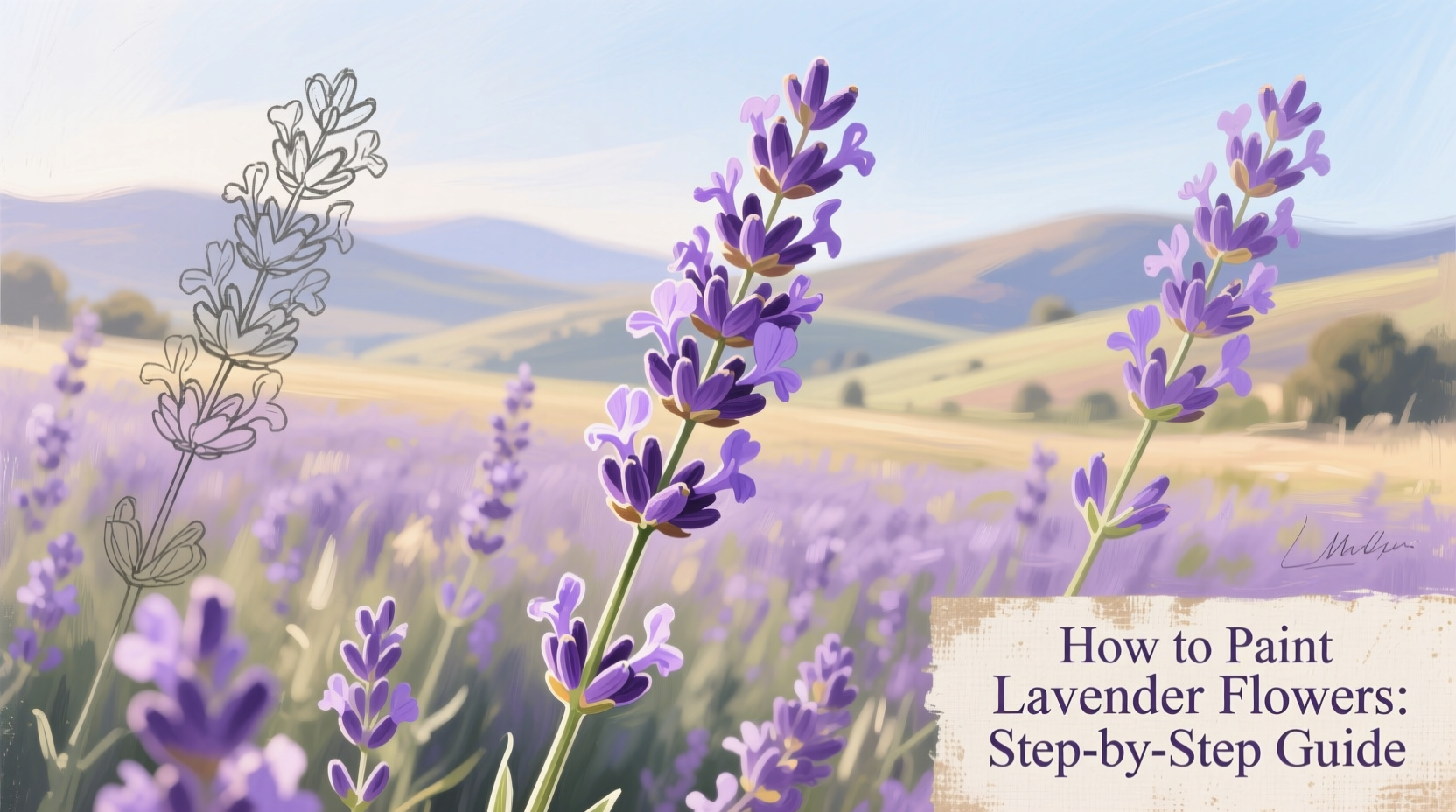 How to Paint Lavender Flowers: Step-by-Step Guide