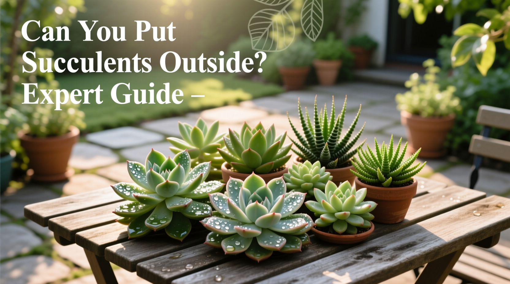 Can You Put Succulents Outside? Expert Guide