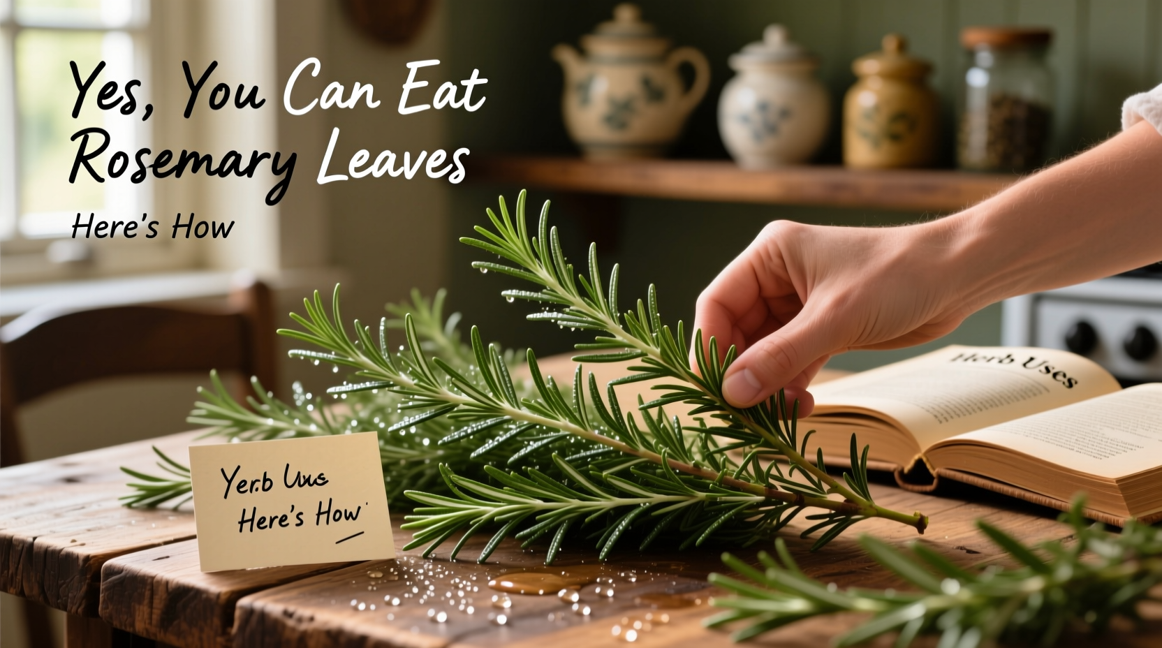 Can You Eat Rosemary Leaves? Yes, Here's How