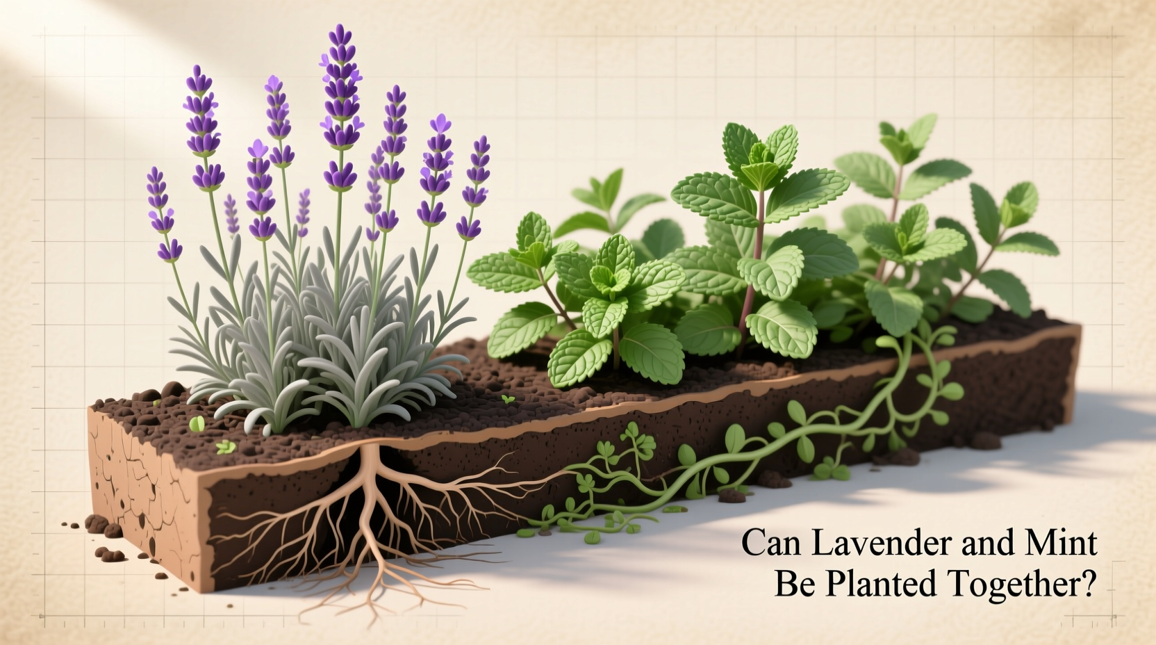 Can Lavender and Mint Be Planted Together?