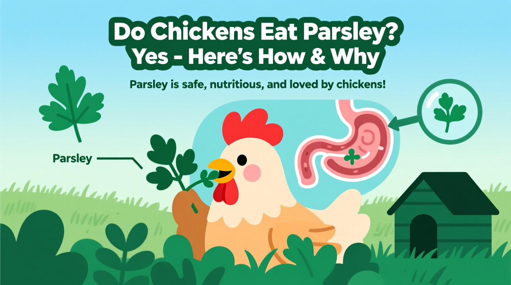 Do Chickens Eat Parsley? Yes – Here's How & Why