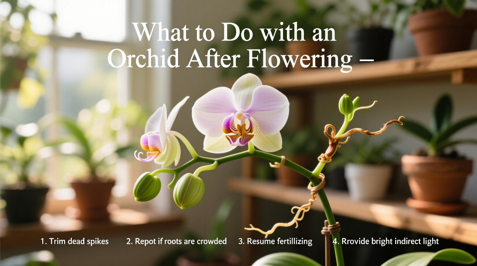What to Do with an Orchid After Flowering
