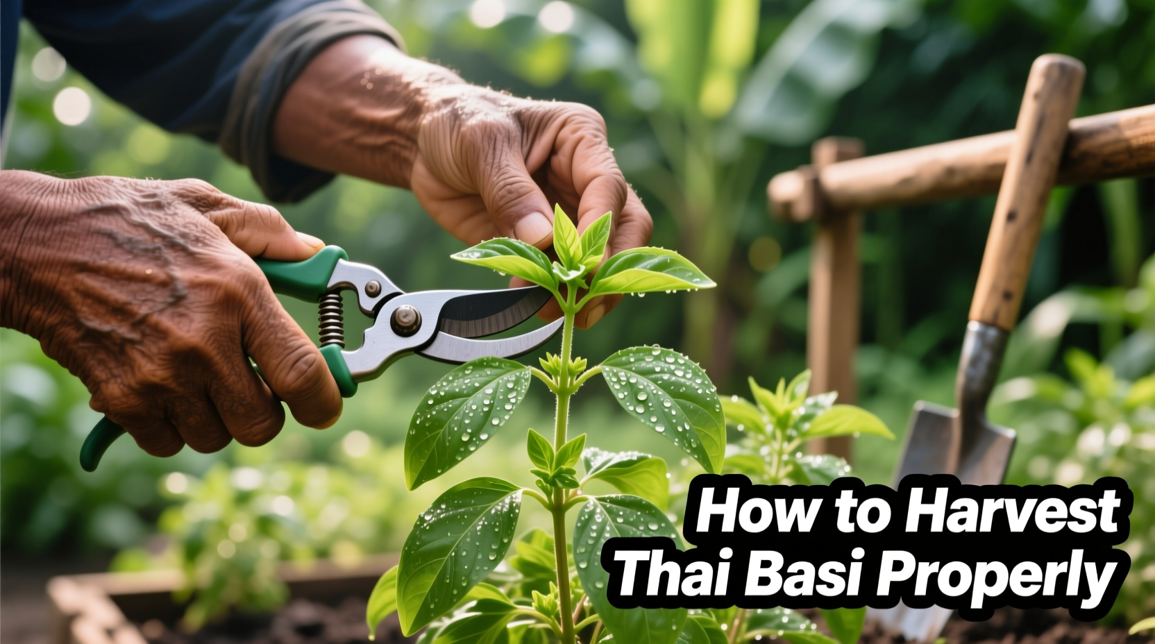 How to Harvest Thai Basil Properly
