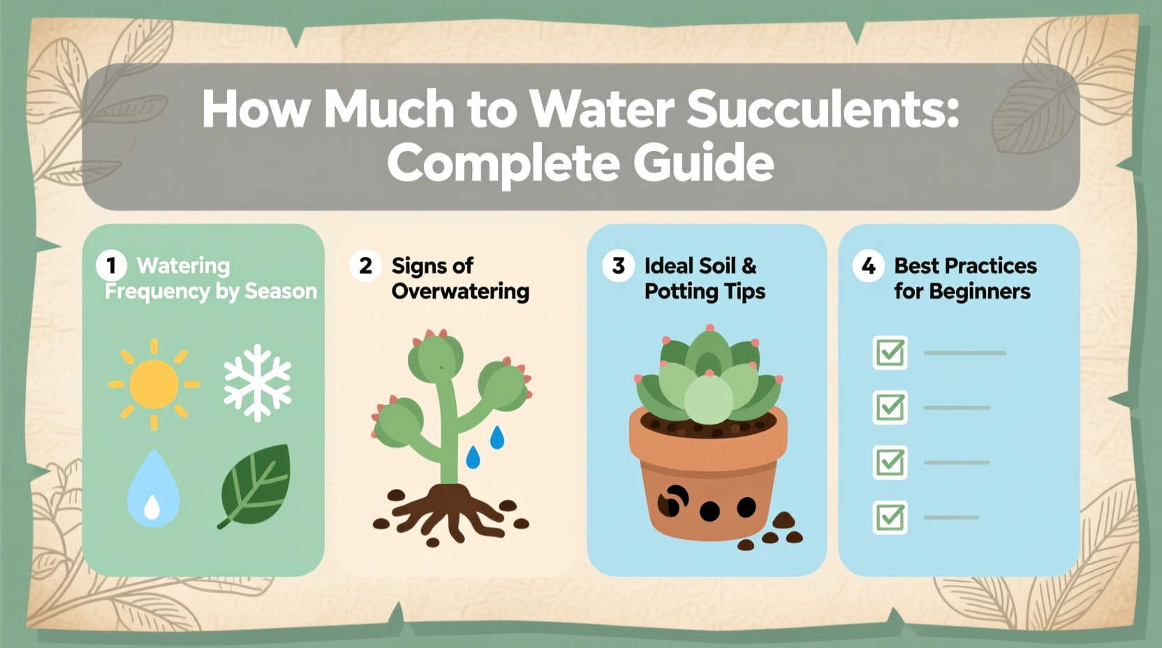 How Much to Water Succulents: Complete Guide