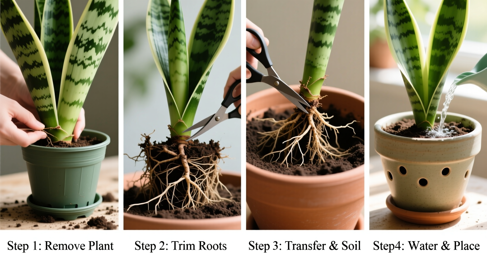 How to Repot a Snake Plant: Step-by-Step Guide
