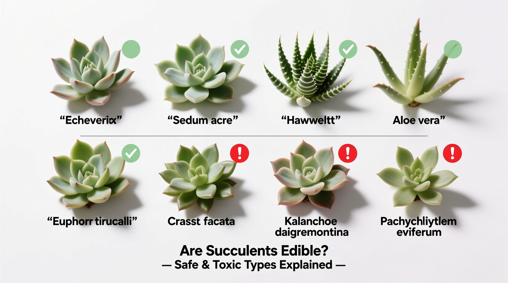 Are Succulents Edible? Safe & Toxic Types Explained