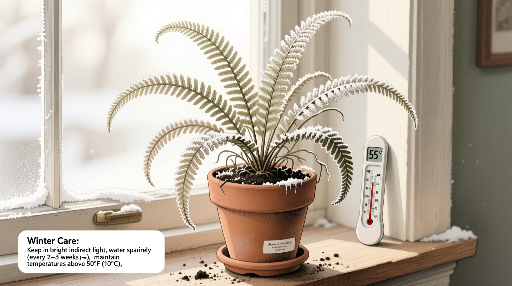 How to Care for Foxtail Fern in Winter