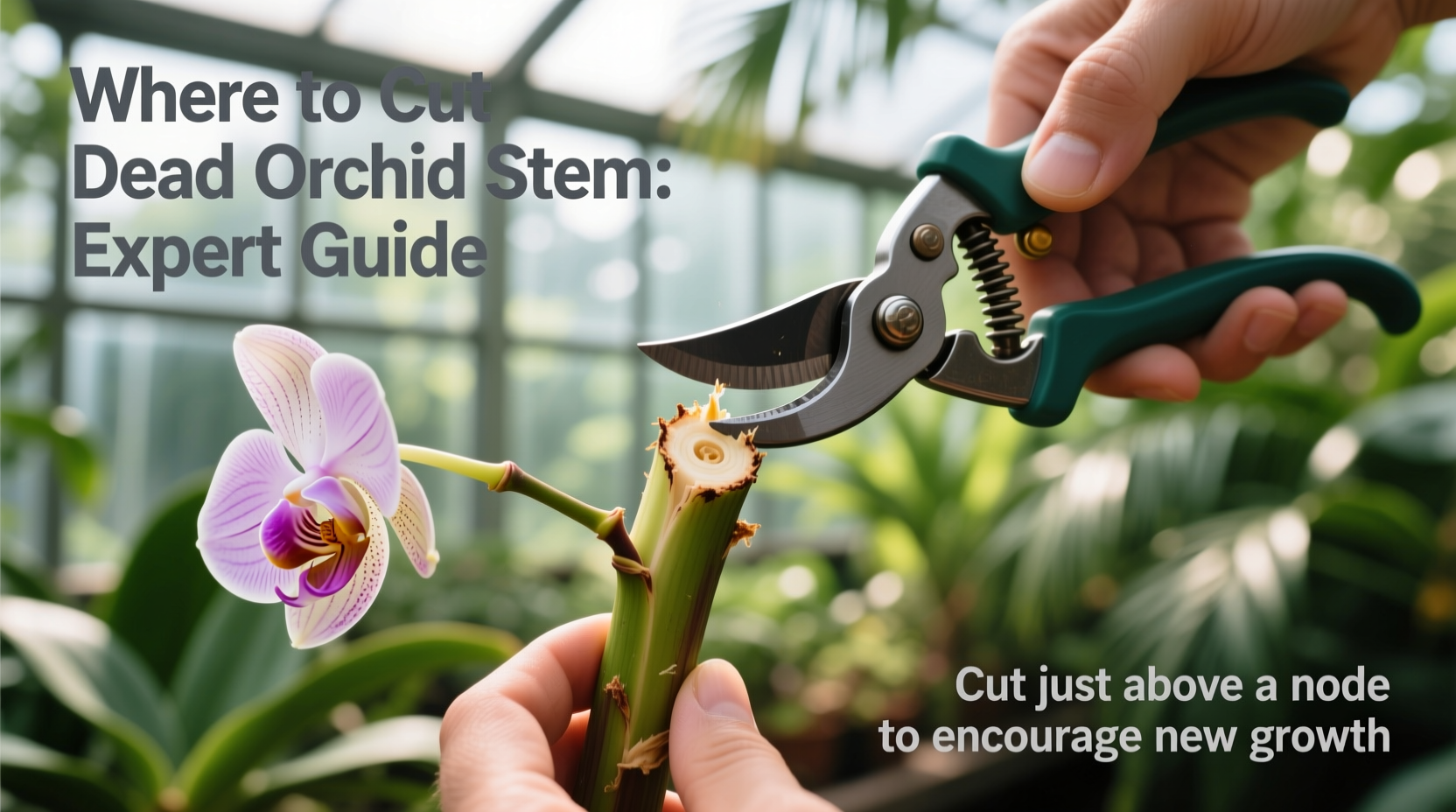 Where to Cut Dead Orchid Stem: Expert Guide