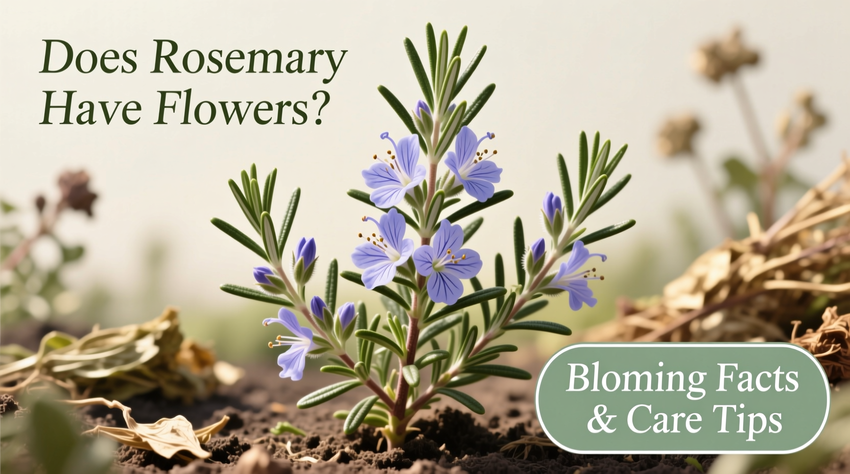 Does Rosemary Have Flowers? Blooming Facts & Care Tips