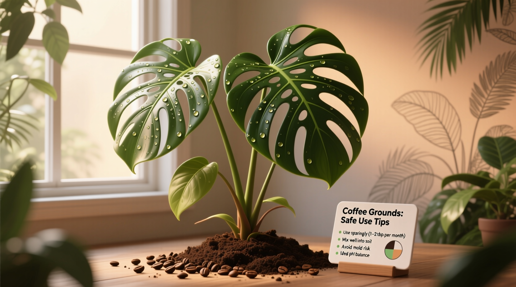 Does Monstera Like Coffee Grounds? Safe Usage Tips