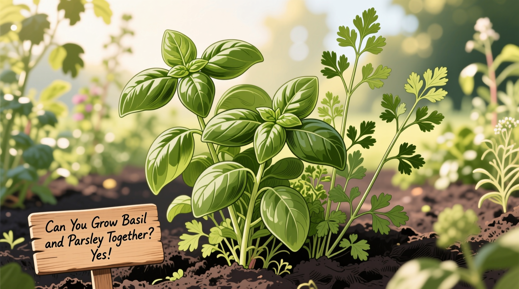 Can You Grow Basil and Parsley Together? Yes!