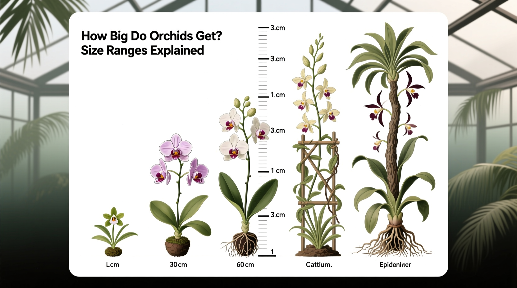 How Big Do Orchids Get? Size Ranges Explained