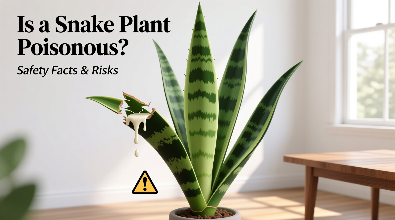 Is a Snake Plant Poisonous? Safety Facts & Risks