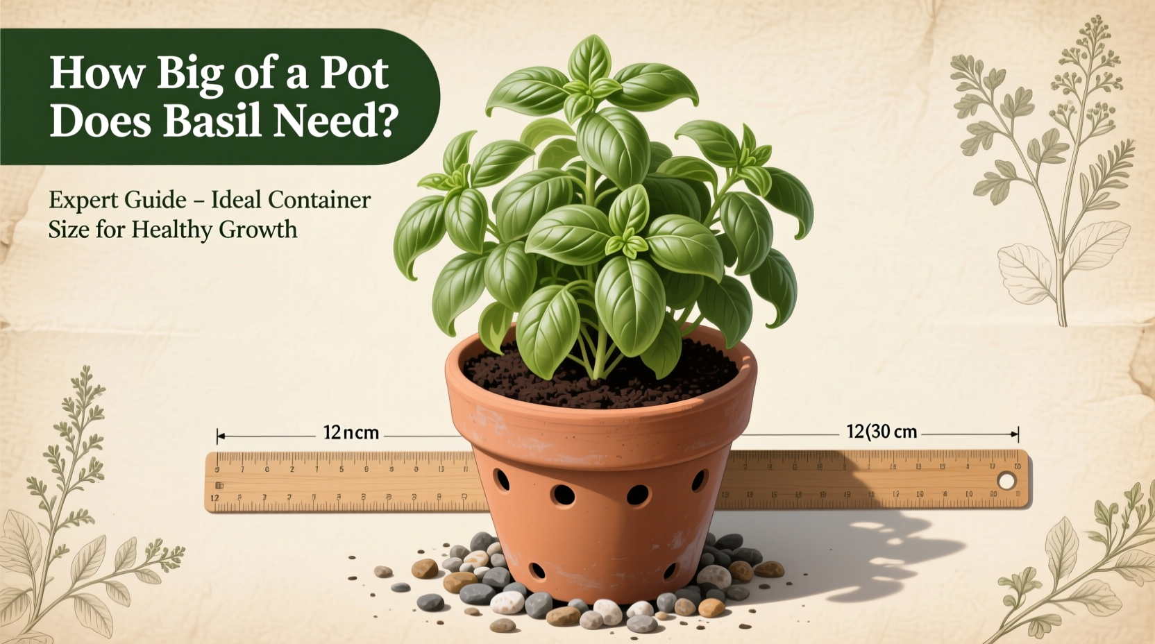 How Big of a Pot Does Basil Need? Expert Guide