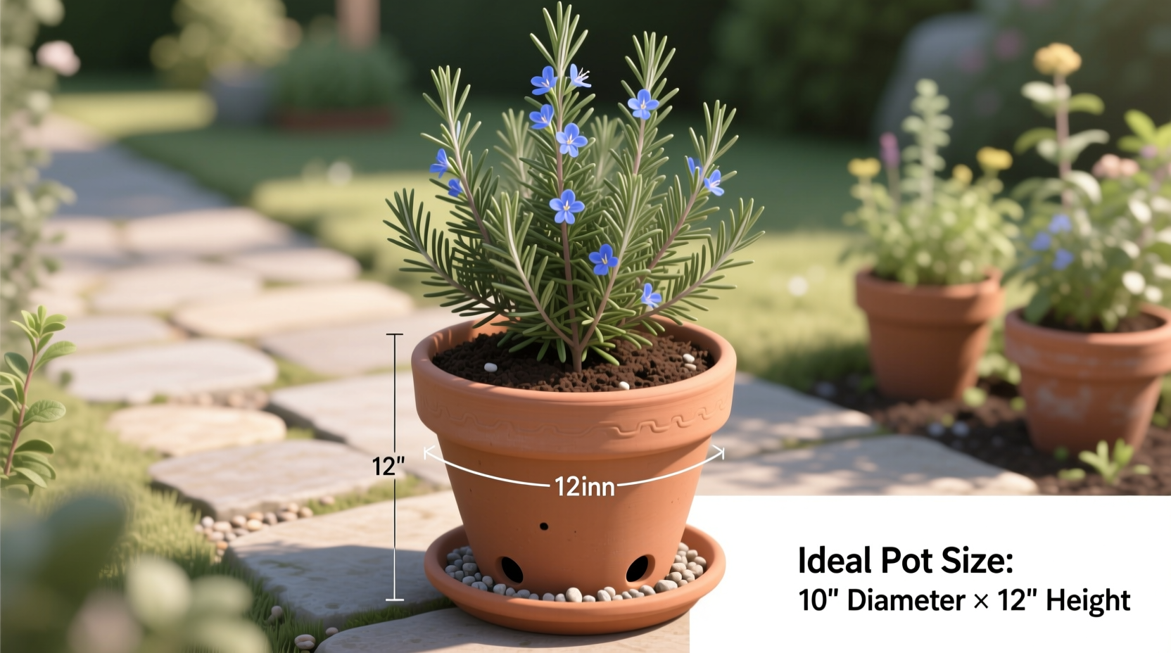 What Size Pot for Rosemary? Ideal Dimensions Explained