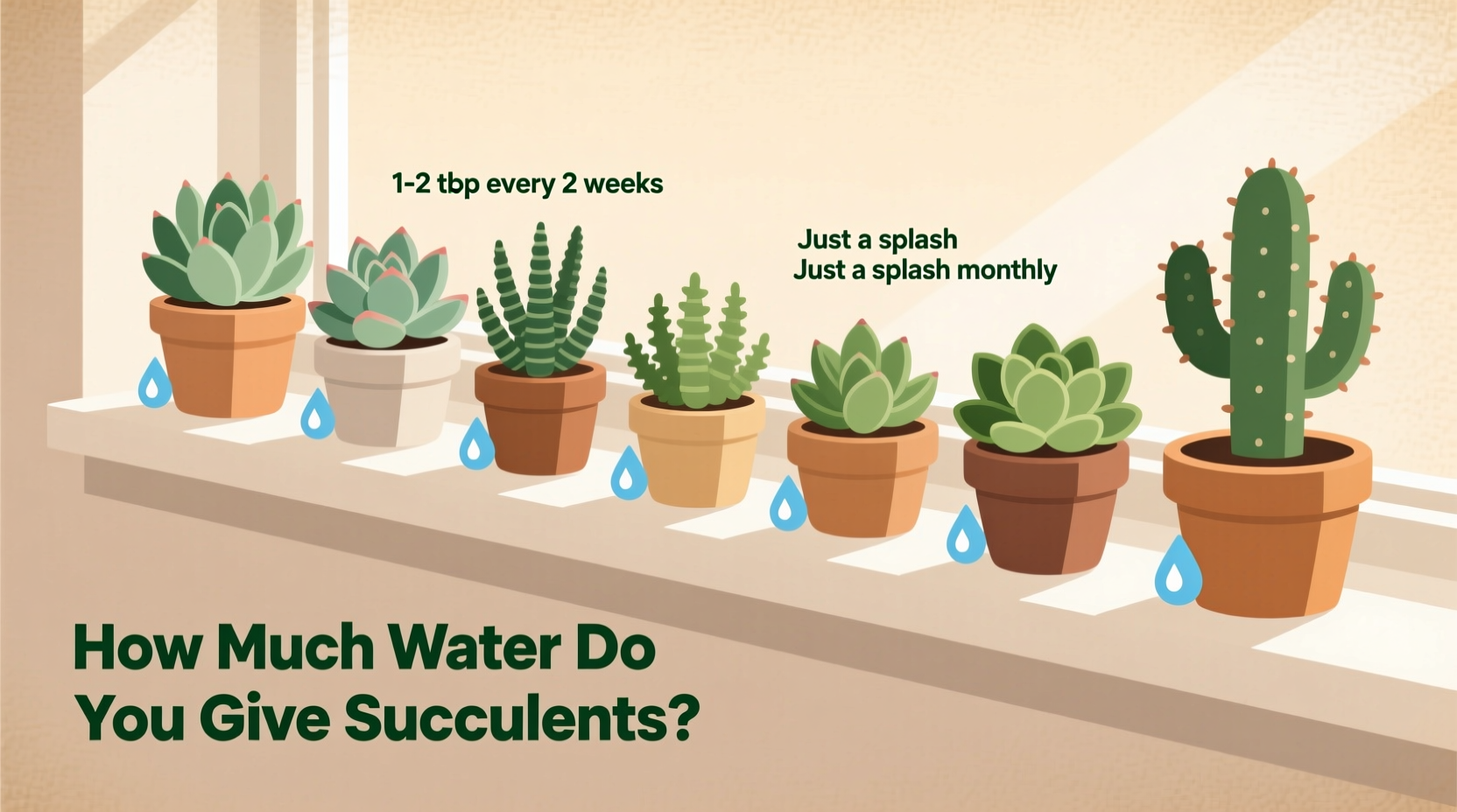 How Much Water Do You Give Succulents?
