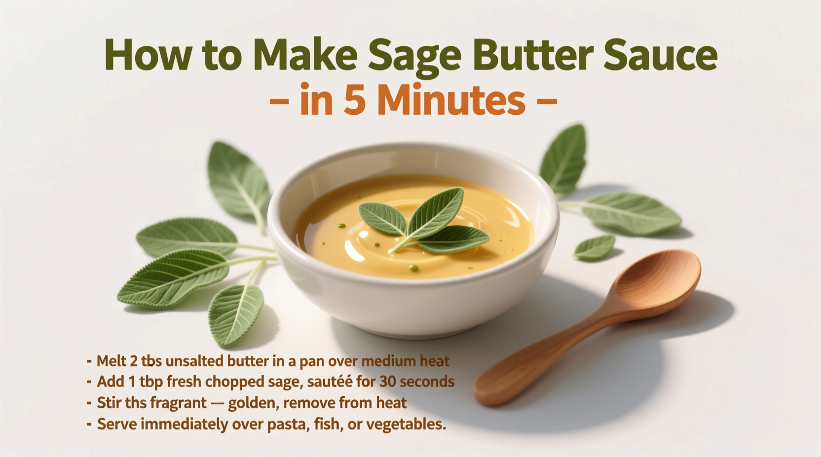 How to Make Sage Butter Sauce in 5 Minutes