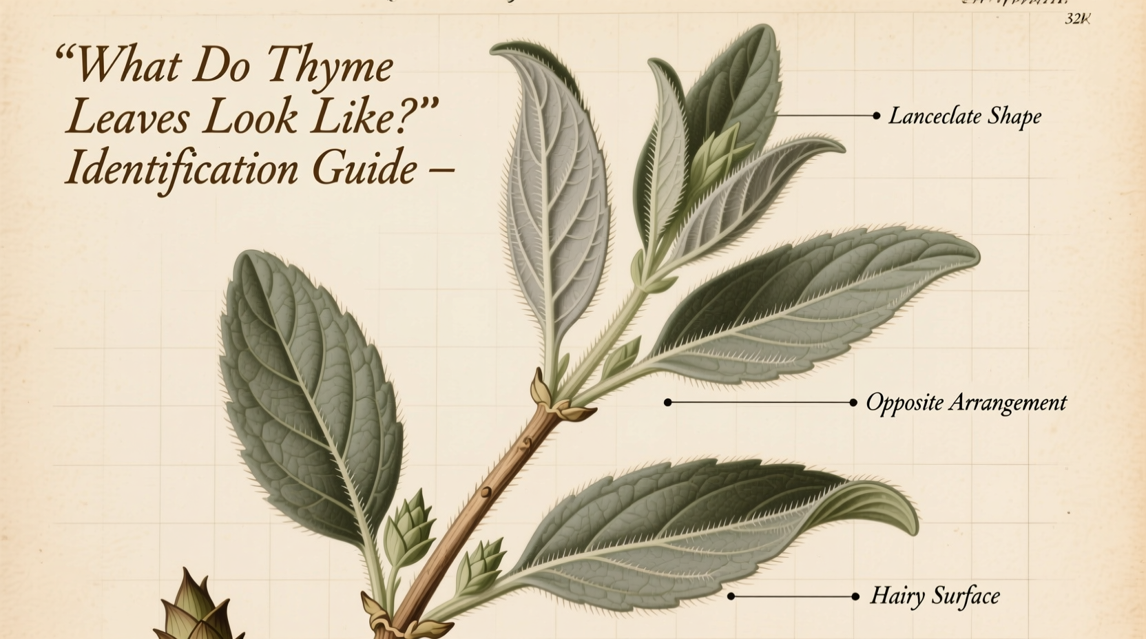 What Do Thyme Leaves Look Like? Identification Guide