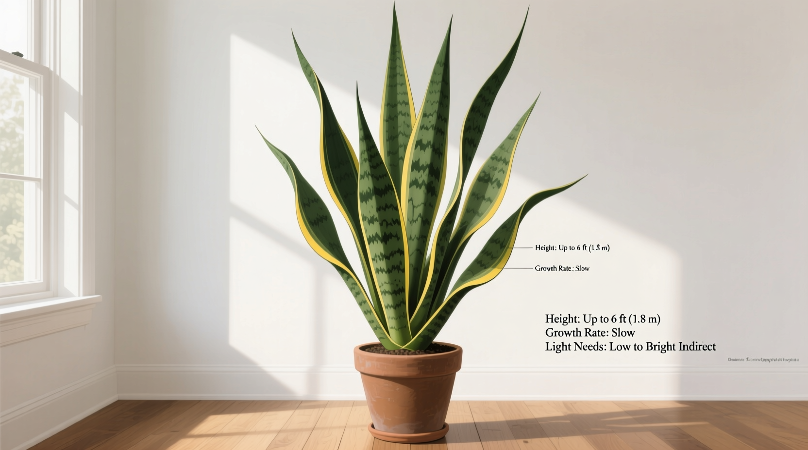 How Tall Do Snake Plants Get? Full Size Guide
