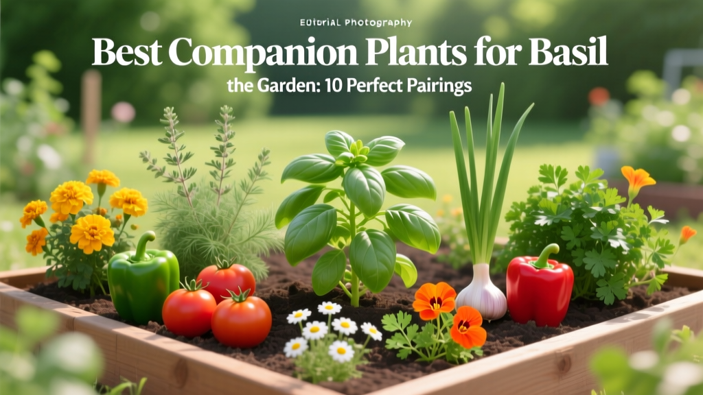 Best Companion Plants for Basil in the Garden: 10 Perfect Pairings