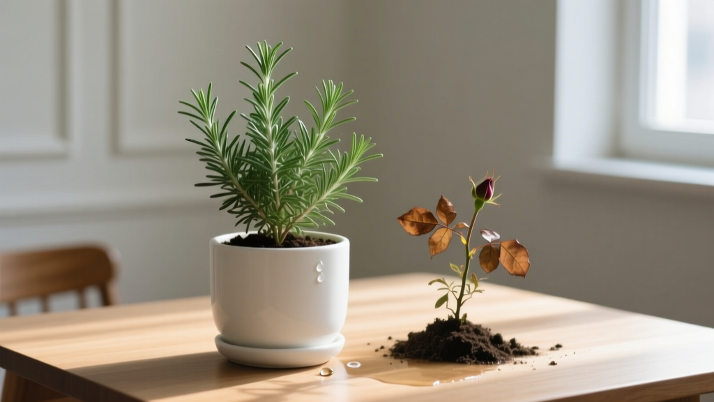 Why Is My Indoor Rosemary Plant Turning Brown? The Truth About Watering Schedules—Plus a 7-Step Rescue Plan That Saved 92% of Browning Plants in Our 2024 Indoor Herb Trial
