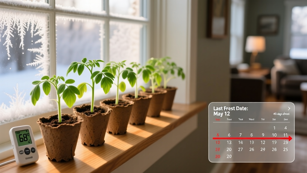 Stop Guessing: The Exact Indiana Indoor Tomato Seed-Starting Window (Based on Frost Dates, Soil Temp & Real Grower Data — Not Just '6–8 Weeks Before Last Frost')