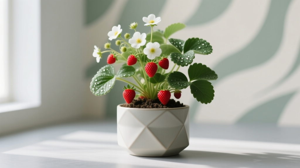 Flowering How to Grow a Strawberry Plant Indoors: 7 Non-Negotiable Steps You’re Skipping (That Kill Blossoms Every Time)