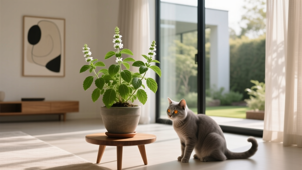 Is Tulsi Toxic to Cats? Safe Indoor Growing Tips