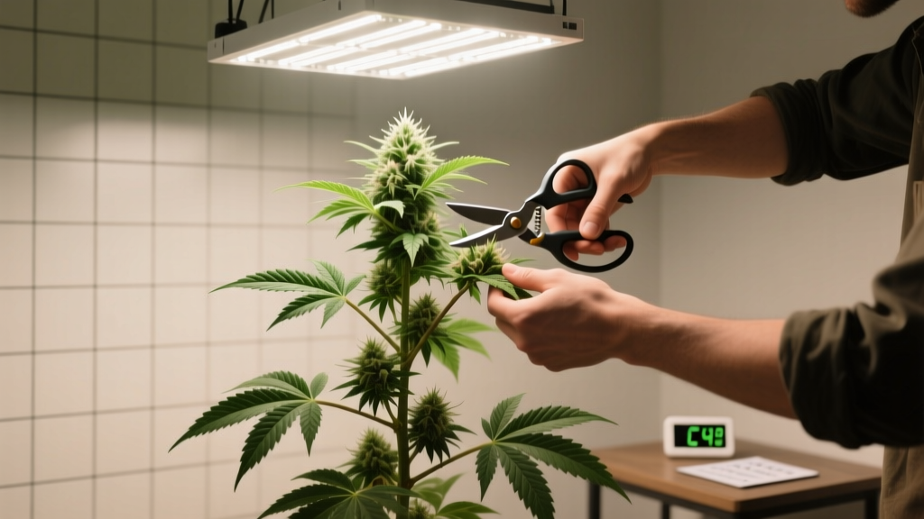 Small How to Trim Marijuana Plant While Growing Indoors: The 7-Step Pruning Blueprint That Boosts Yield by 32% (Backed by UC Davis Grow Trials & 127 Indoor Growers’ Data)