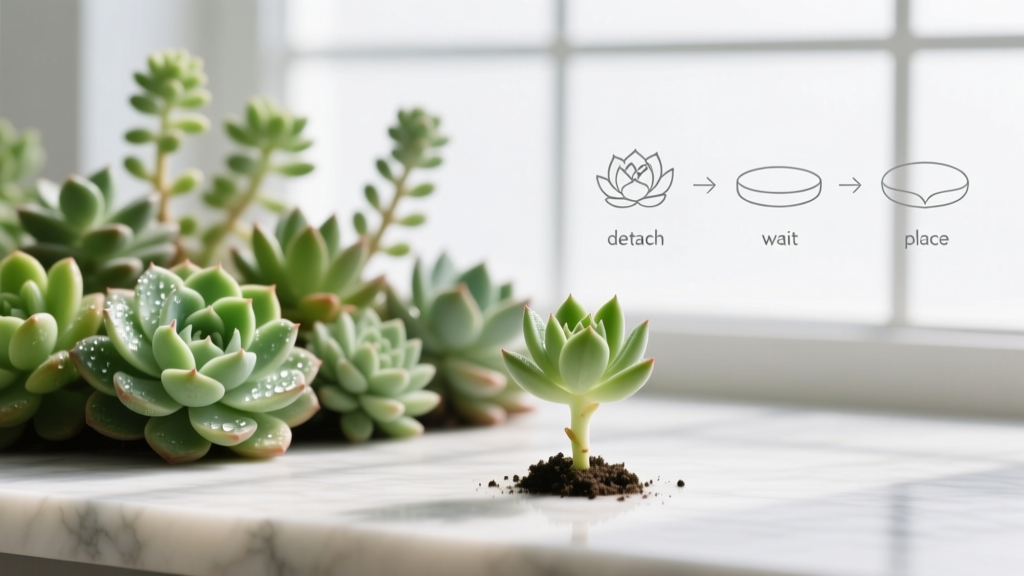 Stop Killing Your Succulents: The Low-Maintenance, 3-Step Method to Propagate Tops (No Rooting Hormone, No Mistakes, Just Success in 10 Days)