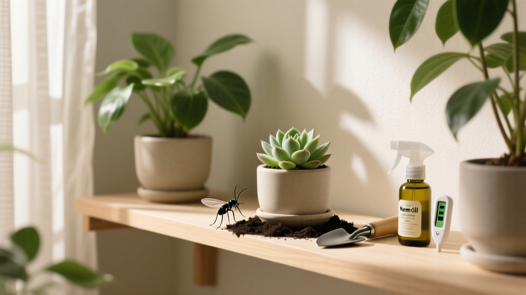 How to Get Rid of Fungus Gnats from Indoor Plants for Beginners: 7 Science-Backed Steps That Work in 5 Days (No Pesticides, No Guesswork, Just Real Results)
