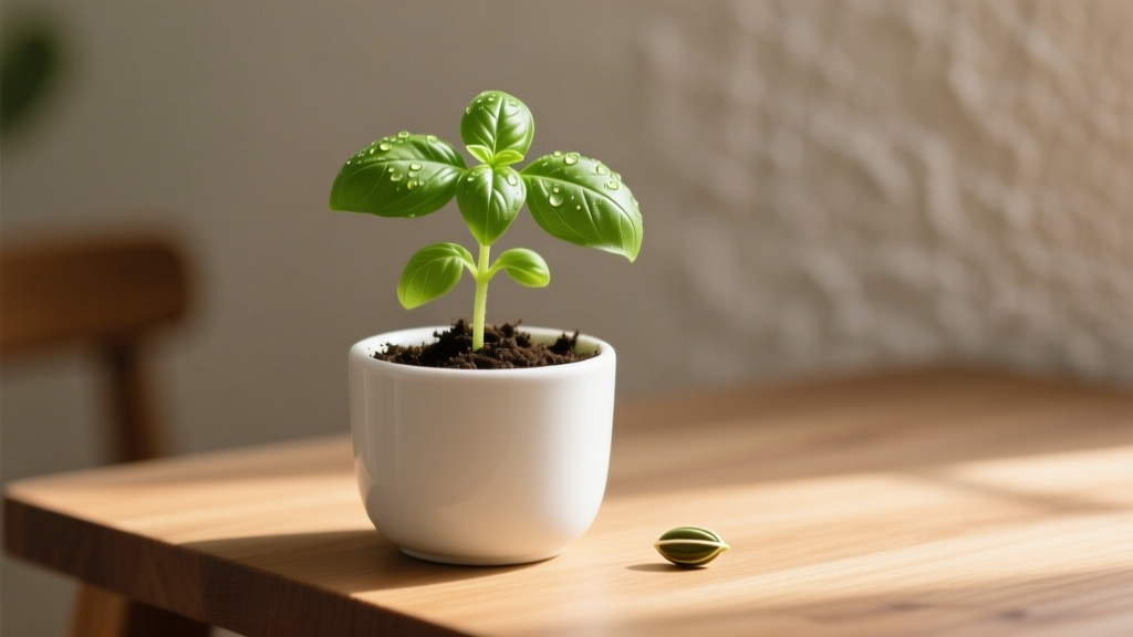 Stop Wasting Basil Seeds: The 7-Minute Indoor Planting Method That Guarantees Germination (Even If You’ve Killed Every Herb Before)