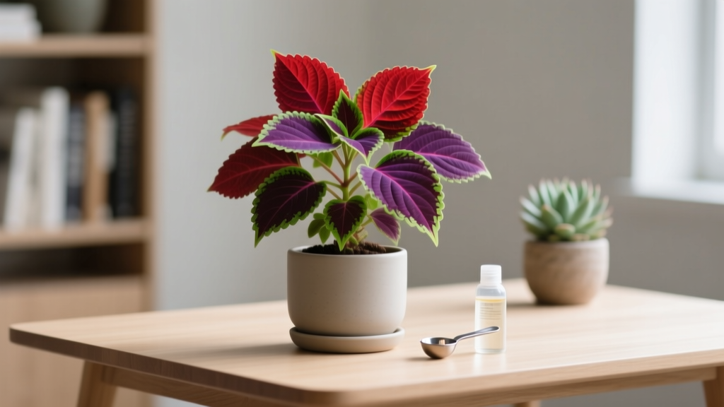 Is a Coleus Plant Indoor or Outdoor Fertilizer Guide: The Exact Feeding Schedule, Formula Ratios & Seasonal Adjustments That Prevent Legginess, Fading Colors, and Root Burn—Even for Beginners