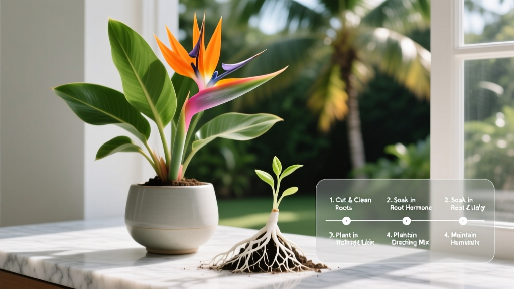 Stop Wasting Time Watching Confusing YouTube Tutorials: Here’s the Only 4-Step Tropical Bird of Paradise Propagation Method That Actually Works (With Real Root Photos & Timing Charts)