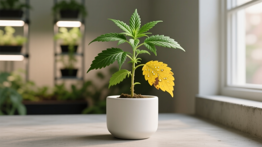 How to Grow a Weed Plant Indoors Fast With Yellow Leaves: The 7-Minute Diagnostic Fix That Stops Chlorosis Before Week 3 (No More Guesswork or Wasted Lights)