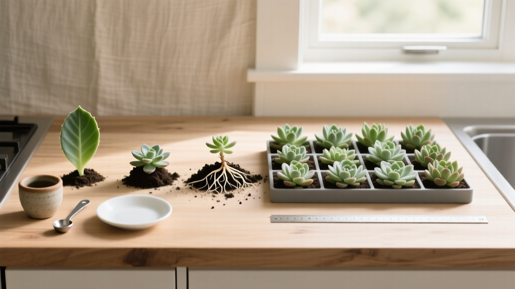How to Plant Propagate Succulent Leaves Under $20: The Exact 7-Step Method That Turns $3 Grocery Store Cuttings Into 27+ Thriving Plants (No Special Tools Needed)