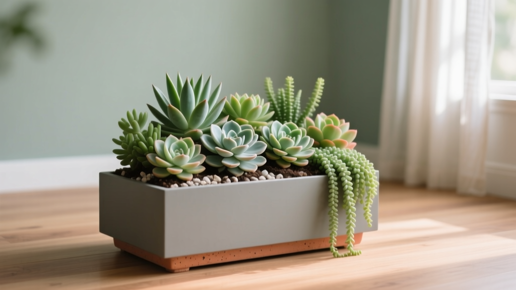 Succulent What to Do With an Indoor Planter Box: 7 Foolproof Steps to Build a Thriving, Low-Maintenance Mini Desert Garden (No Overwatering, No Root Rot, No Guesswork)