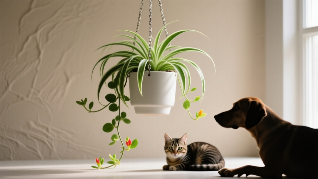 Yes, Pet-Friendly Hanging Spider Plants *Can* Thrive in Low Light—Here’s Exactly How (Without Yellow Leaves, Drooping, or Risk to Your Cat or Dog)