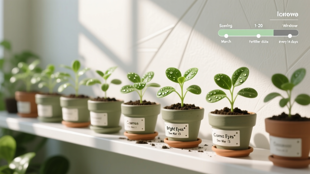 Stop Wasting Cosmos Seeds: The Exact Indoor Sowing Window + Fertilizer Schedule That Doubles Blooms (No Guesswork, No Leggy Seedlings, Just Reliable Color)