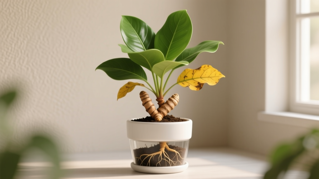 How to Plant Turmeric Indoors with Yellow Leaves: A Step-by-Step Rescue Guide That Fixes Nutrient Deficits, Light Mismatches, and Overwatering—Before Your Rhizomes Rot